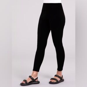 NWT Sympli Velvet Yoke Legging Black High-Waisted $155 Leggings